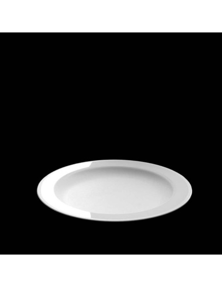 Assiette semi-creuse blanche ø25cm /6